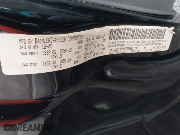 2006 Jeep Commander с VIN 1J8HH48N96C226265, выставлен на аукционе IAAI как лот 41734559 с пробегом 165 673 миль миль и . История ставок и продаж доступна на DreamBid. Изображение 9.