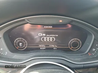 2019 Audi Q5 Premium Plus z VIN WA1BNAFY2K2112183, wystawiony jako Copart lot #54093475 z przebiegiem 74 737 mil mil oraz Szkoda całkowita • Salvage title. Historia ofert i sprzedaży dostępna na DreamBid. Obrazek 9.