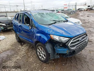 2020 Ford EcoSport SE with VIN MAJ6S3GL5LC341876, listed as a IAAI auction lot 41235124 with NaN miles. Bid and sale history available at carsss.com. Image 1.