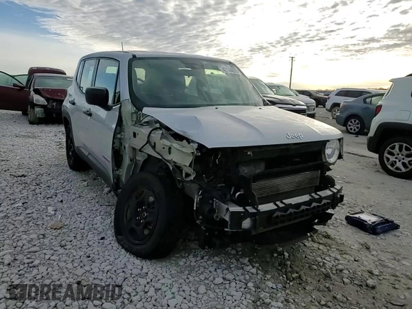 2020 Jeep Renegade Sport with VIN ZACNJBAB1LPL76670, listed as a Copart auction lot 43144075 with 91,739 mi miles and Salvage title. Bid and sale history available at DreamBid. Image 10.