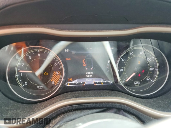 2014 Jeep Cherokee Limited z VIN 1C4PJMDS1EW132204, wystawiony jako Copart lot #57324975 z przebiegiem 98 899 mil mil oraz Szkoda całkowita • Salvage title. Historia ofert i sprzedaży dostępna na DreamBid. Obrazek 9.