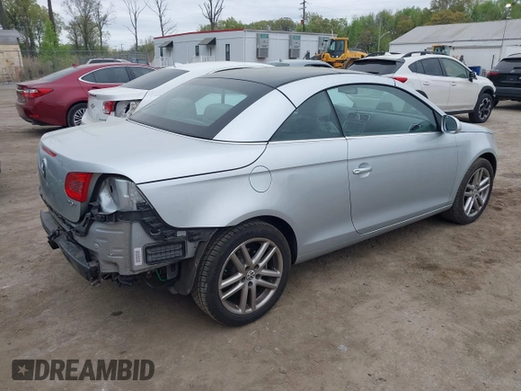 2008 Volkswagen Eos Lux with VIN WVWFA71F88V003763, listed as a IAAI auction lot 42075912 with 157,667 mi miles and . Bid and sale history available at DreamBid. Image 4.
