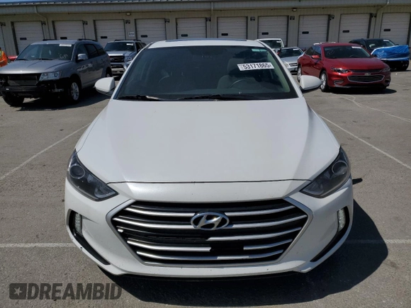 2018 Hyundai Elantra Value Edition with VIN 5NPD84LF0JH278810, listed as a Copart auction lot 53171865 with 104,453 mi miles and Salvage Title. Bid and sale history available at DreamBid. Image 5.