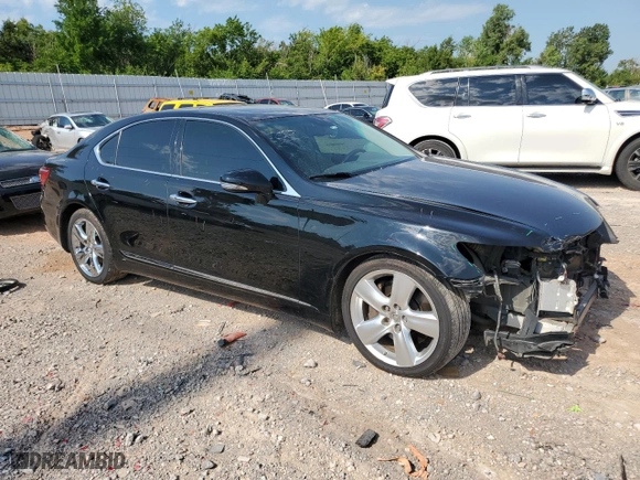 2012 Lexus LS 460 with VIN JTHCL5EFXC5013326, listed as a Copart auction lot 61929324 with 176,877 mi miles and Salvage Title. Bid and sale history available at carsss.com. Image 4.