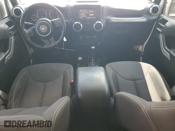 2017 Jeep Wrangler Unlimited Sahara with VIN 1C4BJWEG7HL684621, listed as a Copart auction lot 62403015 with 92,786 mi miles and Salvage title. Bid and sale history available at DreamBid. Image 8.