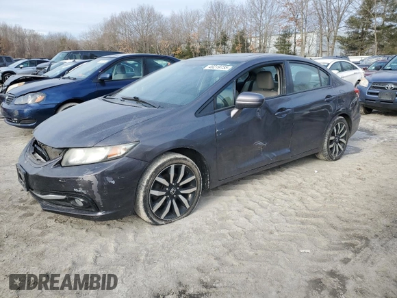 2015 Honda Civic Sedan EX-L with VIN 19XFB2F94FE061194, listed as a Copart auction lot 46219735 with 144,377 mi miles and Clean Title. Bid and sale history available at carsss.com. Image 1.