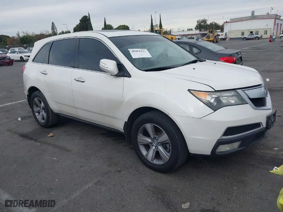 2012 Acura MDX with VIN 2HNYD2H27CH509988, listed as a IAAI auction lot 40965192 with 171367 miles. Bid and sale history available at carsss.com. Image 1.
