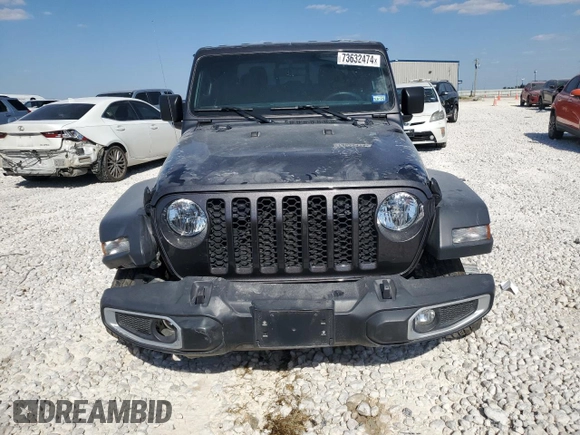 2023 Jeep Gladiator Sport z VIN 1C6HJTAG1PL577844, wystawiony jako Copart lot #73632474 z przebiegiem 20 527 mil mil oraz Szkoda całkowita • Salvage title. Historia ofert i sprzedaży dostępna na DreamBid. Obrazek 5.