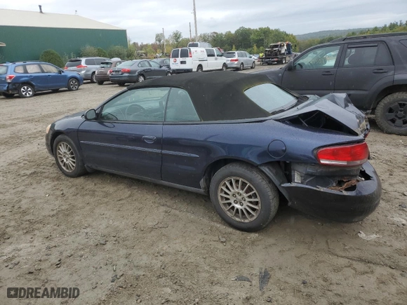 2004 Chrysler Sebring LXi with VIN 1C3EL55R14N177834, listed as a Copart auction lot 73147794 with 147,586 mi miles and Salvage Title. Bid and sale history available at carsss.com. Image 2.