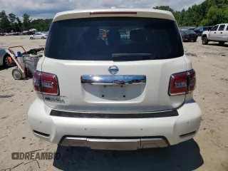 2020 Nissan Armada SL with VIN JN8AY2NDXLX016355, listed as a Copart auction lot 58018284 with 122,370 mi miles and Salvage Title. Bid and sale history available at carsss.com. Image 6.