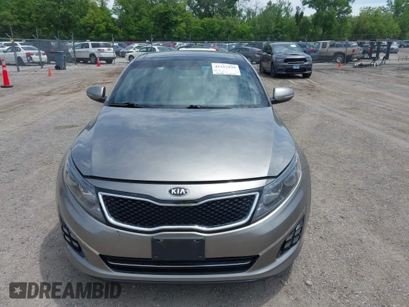 2015 Kia Optima SX Turbo with VIN 5XXGR4A62FG479575, listed as a IAAI auction lot 42357939 with 62,589 mi miles and . Bid and sale history available at DreamBid. Image 12.