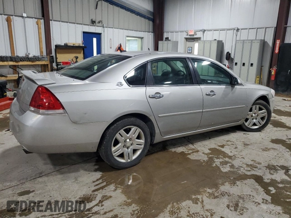 2007 Chevrolet Impala LTZ with VIN 2G1WU58R479277399, listed as a Copart auction lot 46449035 with 143,095 mi miles and Salvage Title. Bid and sale history available at DreamBid. Image 3.