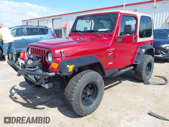 1999 Jeep Wrangler Sport with VIN 1J4FY19S2XP423638, listed as a IAAI auction lot 42553626 with 120,690 mi miles and . Bid and sale history available at DreamBid. Image 17.
