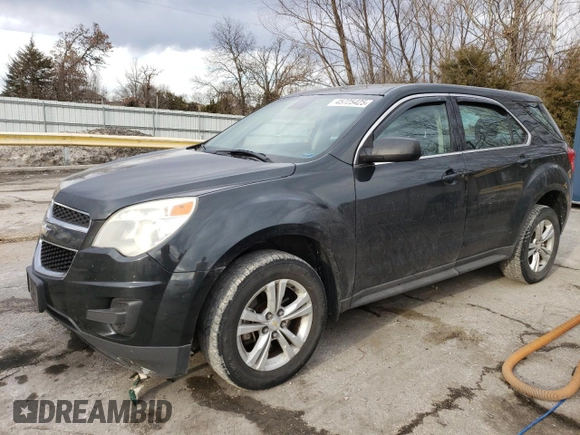 2014 Chevrolet Equinox LS with VIN 2GNFLEEK0E6349481, listed as a Copart auction lot 45725425 with 151,513 mi miles and Salvage Title. Bid and sale history available at DreamBid. Image 1.