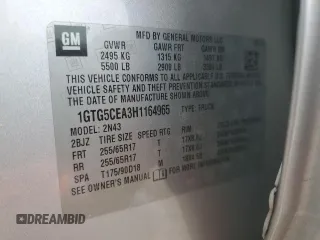 2017 GMC Canyon 2WD SLE with VIN 1GTG5CEA3H1164965, listed as a Copart auction lot 77804204 with 124,281 mi miles and Clean Title. Bid and sale history available at carsss.com. Image 12.
