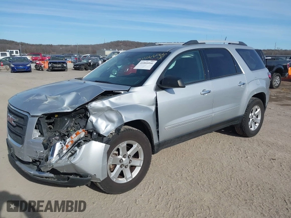 2016 GMC Acadia SLE with VIN 1GKKRNED0GJ243419, listed as a IAAI auction lot 41066066 with 123,933 mi miles and . Bid and sale history available at DreamBid. Image 18.