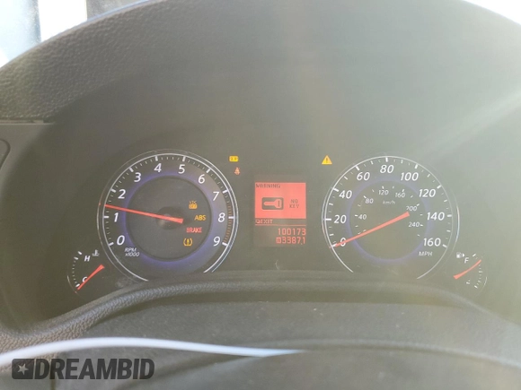 2007 Infiniti G35 Sport with VIN JNKBV61EX7M714534, listed as a Copart auction lot 73749614 with 100,173 mi miles and Salvage Title. Bid and sale history available at DreamBid. Image 9.