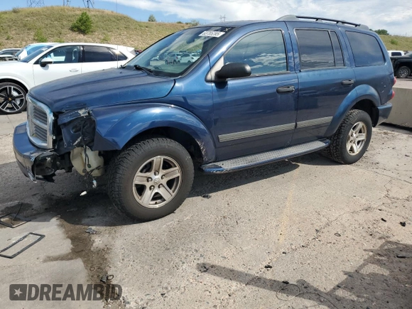 2006 Dodge Durango SLT with VIN 1D4HB48N26F136143, listed as a Copart auction lot 63785285 with 198,724 mi miles and Salvage title. Bid and sale history available at DreamBid. Image 1.