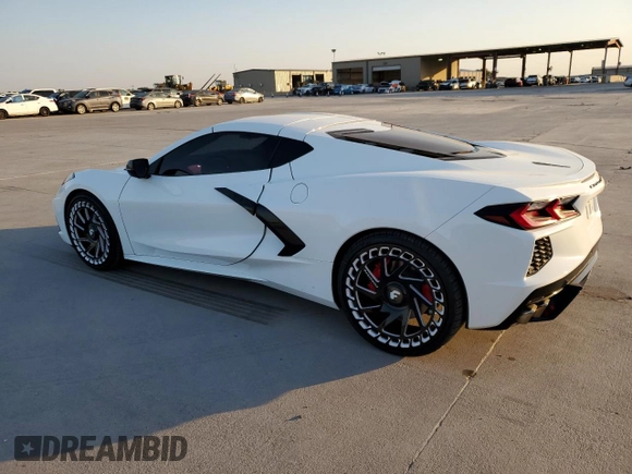 2022 Chevrolet Corvette 1LT with VIN 1G1YA2D44N5110707, listed as a Copart auction lot 75176874 with 12,056 mi miles and Clean Title. Bid and sale history available at carsss.com. Image 2.