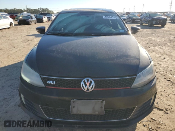 2014 Volkswagen Jetta GLI Edition 30 with VIN 3VW4S7AJ6EM292136, listed as a Copart auction lot 42550735 with 205,290 mi miles and Clean title. Bid and sale history available at DreamBid. Image 5.