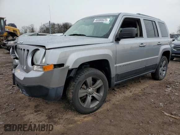 2015 Jeep Patriot High Altitude with VIN 1C4NJRFB2FD245075, listed as a Copart auction lot 46988625 with 103,443 mi miles and Salvage Title. Bid and sale history available at carsss.com. Image 1.