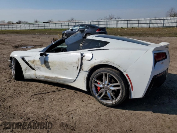 2016 Chevrolet Corvette Z51 2LT with VIN 1G1YK2D74G5115237, listed as a Copart auction lot 47268495 with 0 mi miles and Salvage Title. Bid and sale history available at carsss.com. Image 2.
