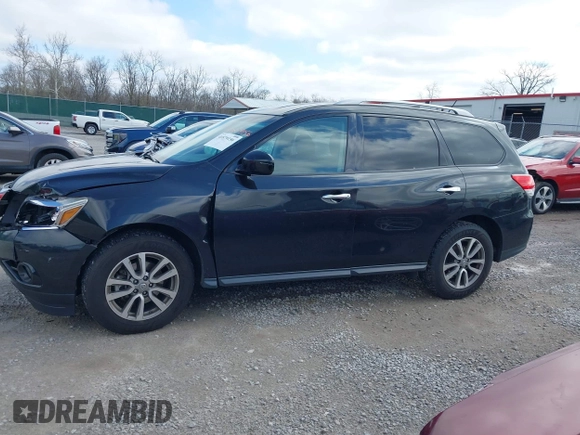2015 Nissan Pathfinder SV with VIN 5N1AR2MN2FC677985, listed as a IAAI auction lot 41879156 with 114,339 mi miles and . Bid and sale history available at DreamBid. Image 14.
