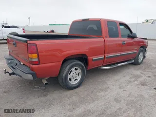 2001 Chevrolet Silverado 1500 LS with VIN 2GCEC19T211306736, listed as a IAAI auction lot 41887724 with 1 mi miles. Bid and sale history available at carsss.com. Image 4.