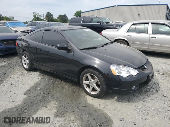 2002 Acura RSX Type S with VIN JH4DC53022C016749, listed as a Copart auction lot 53957485 with 166,533 mi miles and Salvage title. Bid and sale history available at DreamBid. Image 4.