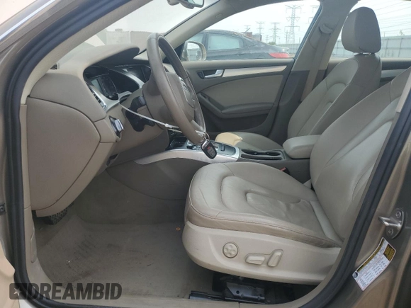2011 Audi A4 Premium Plus with VIN WAUFFAFL4BN009433, listed as a Copart auction lot 59301185 with 122,158 mi miles and Salvage title. Bid and sale history available at DreamBid. Image 7.