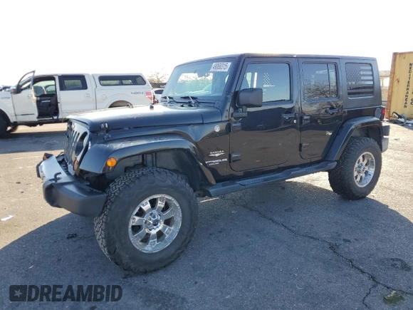 2010 Jeep Wrangler Unlimited Sahara with VIN 1J4BA5H17AL123479, listed as a Copart auction lot 49066315 with 114,419 mi miles and Salvage Title. Bid and sale history available at carsss.com. Image 1.