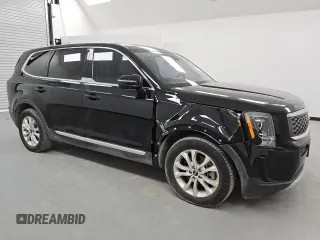 2021 Kia Telluride LX with VIN 5XYP24HC5MG104093, listed as a Copart auction lot 48163265 with 90,302 mi miles and Clean title. Bid and sale history available at DreamBid. Image 4.