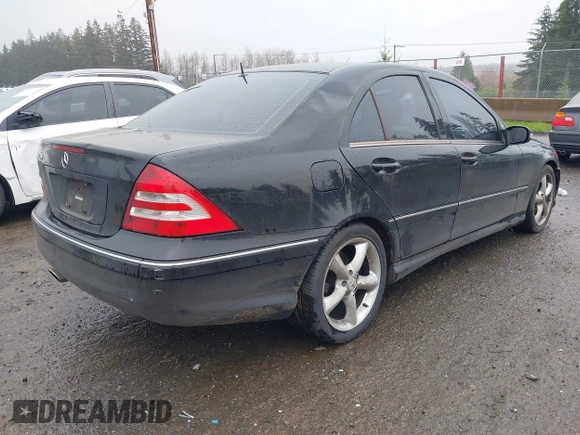 2006 Mercedes-Benz C 230 Sport with VIN WDBRF52H06A886960, listed as a IAAI auction lot 41869341 with 156,742 mi miles and . Bid and sale history available at carsss.com. Image 4.