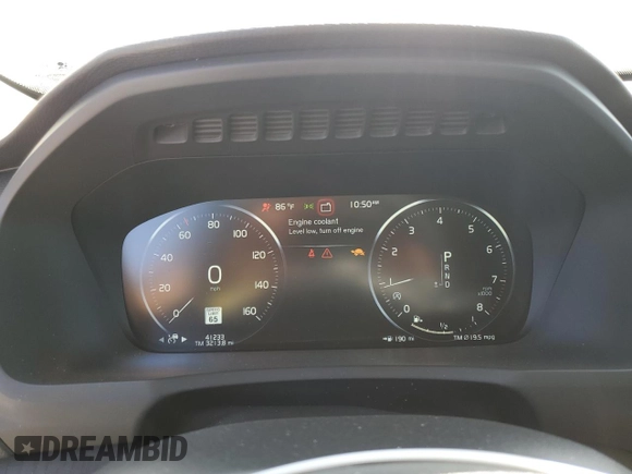 2020 Volvo XC90 Momentum with VIN YV4A221K1L1568151, listed as a Copart auction lot 74944304 with 41,233 mi miles and Salvage Title. Bid and sale history available at DreamBid. Image 9.