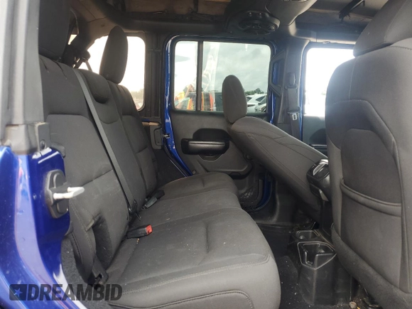 2018 Jeep Wrangler Unlimited Sport z VIN 1C4HJXDG8JW172632, wystawiony jako Copart lot #60714375 z przebiegiem 81 690 mil mil oraz Szkoda całkowita • Salvage title. Historia ofert i sprzedaży dostępna na DreamBid. Obrazek 10.