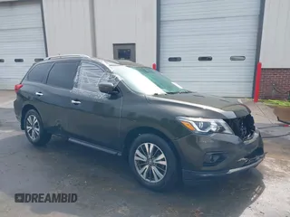 2017 Nissan Pathfinder SL with VIN 5N1DR2MN1HC619690, listed as a IAAI auction lot 41824092 with 129,586 mi miles and . Bid and sale history available at DreamBid. Image 1.