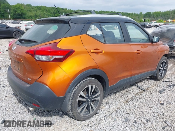 2018 Nissan Kicks SV с VIN 3N1CP5CU1JL540145, выставлен на аукционе IAAI как лот 42274486 с пробегом 118 317 миль миль и . История ставок и продаж доступна на DreamBid. Изображение 4.