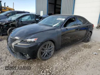 2015 Lexus IS 250 with VIN JTHCF1D26F5027789, listed as a Copart auction lot 54441345 with 0 mi miles and Salvage Title. Bid and sale history available at carsss.com. Image 1.