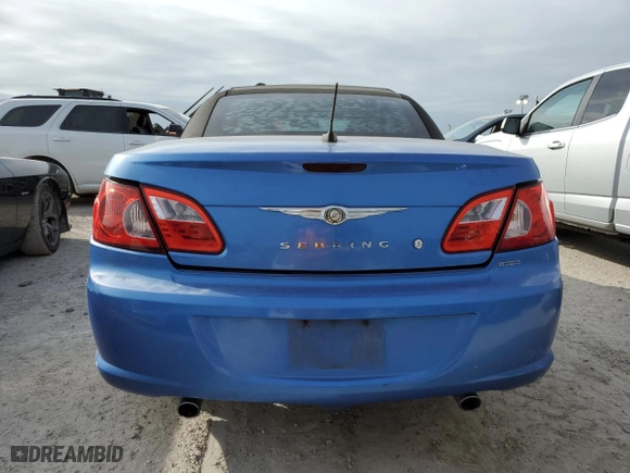 2008 Chrysler Sebring Limited with VIN 1C3LC65M18N185438, listed as a Copart auction lot 76311674 with 0 mi miles and Non Repairable. Bid and sale history available at carsss.com. Image 6.