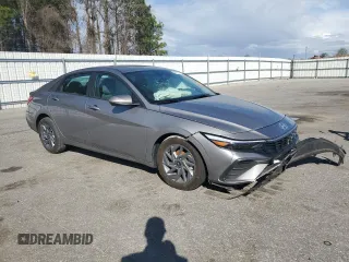 2024 Hyundai Elantra SEL with VIN KMHLM4DG5RU648015, listed as a Copart auction lot 48675095 with 31,098 mi miles and Salvage Title. Bid and sale history available at carsss.com. Image 4.