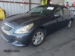 2011 Infiniti G25 Journey with VIN JN1DV6AP7BM602734, listed as a IAAI auction lot 42001079 with Not Provided miles. Bid and sale history available at carsss.com. Image 2.