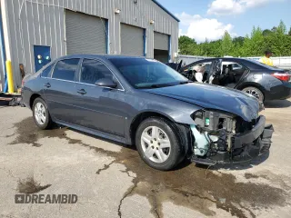 2009 Chevrolet Impala LS with VIN 2G1WB57K191151058, listed as a Copart auction lot 54712315 with 128,307 mi miles and Salvage Title. Bid and sale history available at DreamBid. Image 4.