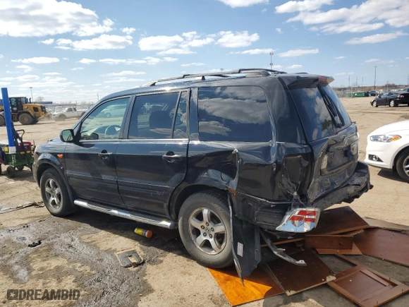 2007 Honda Pilot EX-L with VIN 2HKYF18757H506901, listed as a Copart auction lot 52852195 with 230,908 mi miles and Salvage Title. Bid and sale history available at carsss.com. Image 2.