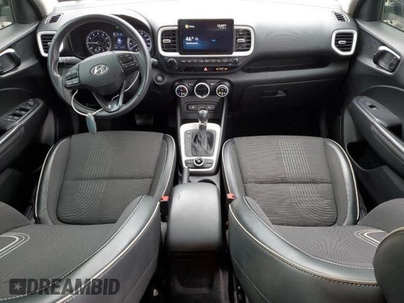 2022 Hyundai Venue Limited with VIN KMHRC8A3XNU184803, listed as a Copart auction lot 52753325 with 76,137 mi miles and Salvage Title. Bid and sale history available at DreamBid. Image 8.