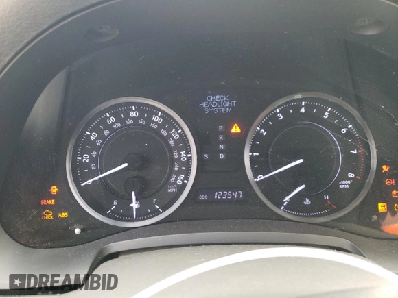 2012 Lexus IS 250 C with VIN JTHFF2C20C2521700, listed as a Copart auction lot 50581405 with 123,547 mi miles and Salvage title. Bid and sale history available at DreamBid. Image 9.
