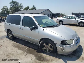 2001 Nissan Quest GXE with VIN 4N2ZN15T41D826214, listed as a Copart auction lot 79132954 with 204,044 mi miles and Non Repairable. Bid and sale history available at carsss.com. Image 4.