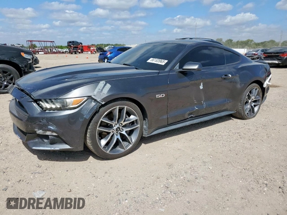 2016 Ford Mustang GT with VIN 1FA6P8CF6G5310340, listed as a Copart auction lot 66183965 with 92,755 mi miles and Salvage title. Bid and sale history available at DreamBid. Image 1.