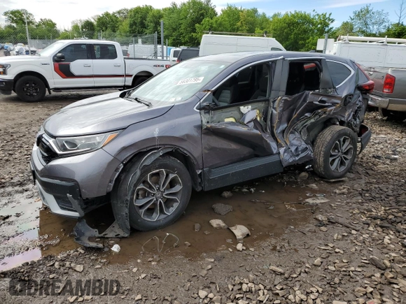2020 Honda CR-V EX with VIN 7FARW2H57LE009600, listed as a Copart auction lot 58301795 with 47,827 mi miles and Salvage title. Bid and sale history available at DreamBid. Image 1.