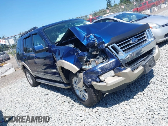 2008 Ford Explorer Eddie Bauer with VIN 1FMEU74E28UB29060, listed as a IAAI auction lot 39837288 with 231,196 mi miles and . Bid and sale history available at DreamBid. Image 1.
