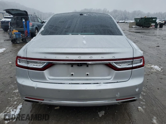2017 Lincoln Continental Reserve with VIN 1LN6L9NP9H5626667, listed as a Copart auction lot 85807834 with 95,754 mi miles and Salvage title. Bid and sale history available at DreamBid. Image 6.